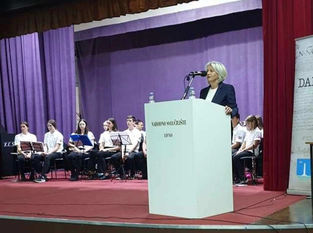 Predsjedateljica Vijeća ministara BiH Borjana Krišto na svečanosti Dana Grada Livna